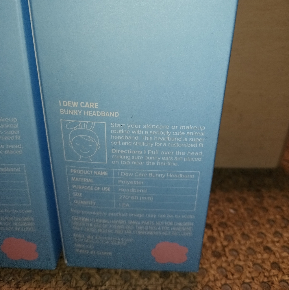 NWT I Dew Care Bunny Headband - Picture 4 of 4